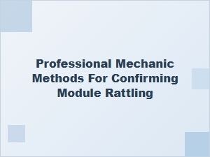 Identifying Abs Module Rattles with Professional Diagnostic Techniques